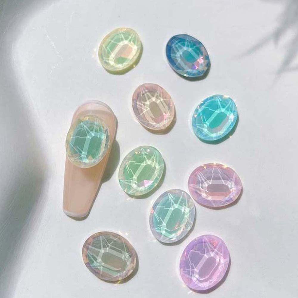 

Aurora Decorations Nail Rhinestones Love Heart Nail Jewelry Nail Decorations DIY Nail Art F-10pcs
