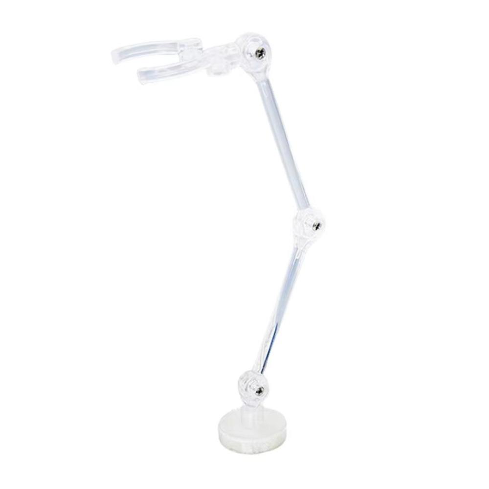 Magnetic Base Action Figure Stand Adjustable Joints Robot Model Stand Model Display прозрачный