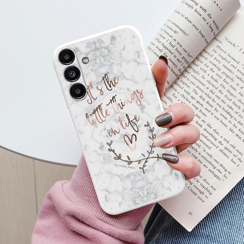 Case For Samsung A54 5G Back Cover Protective Silicone Funda Fashion Marble Stone Texture Coque For Galaxy A56 A16 A26 A36 A17