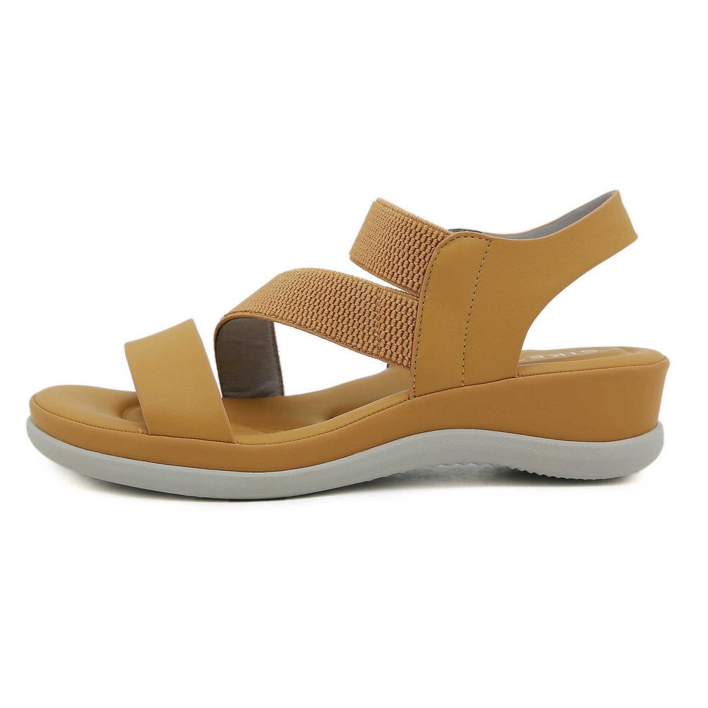 2026 Summer Shoes Women Sandals Soft Flat Holiday Fashion Brand Ladies Modern Sandals Black Yellow Plus Size 42