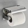 With Phone Holder Toilet Paper Holder Stainless Steel Floating Paper Shelf  Washroom
