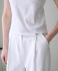 DEHEVE Label Point Puff T-Shirt [White]