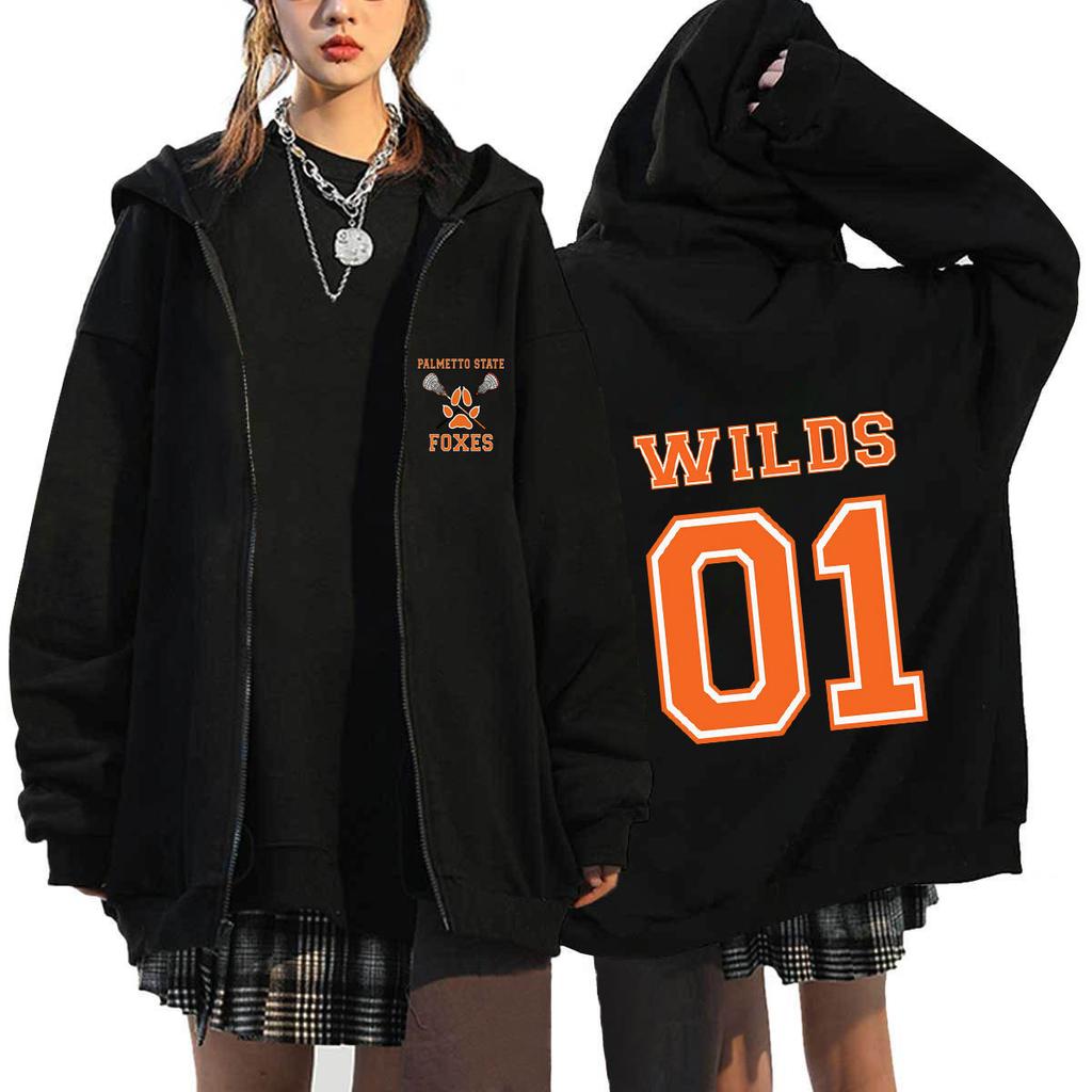 PALMETTO STATE FOXES Hoodie Mens Womens Zipper Hoodies Printed Casual Outdoor Sweatshirts Coats Hip Hop Hoody Streetwear Tops Cardigan
