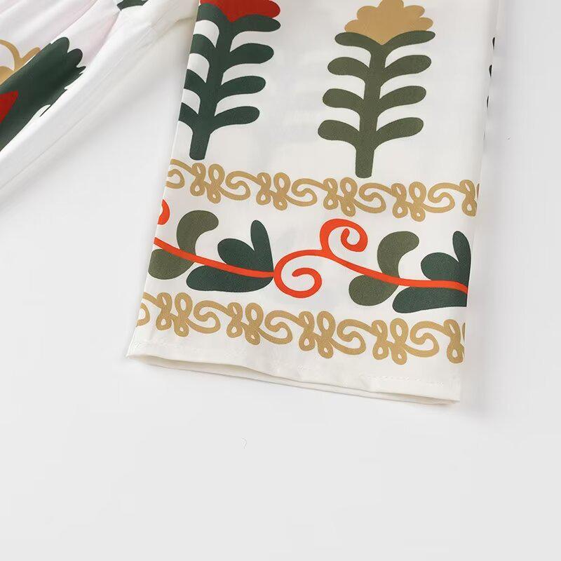 Summer 2024 Women's Floral Print Long Dress