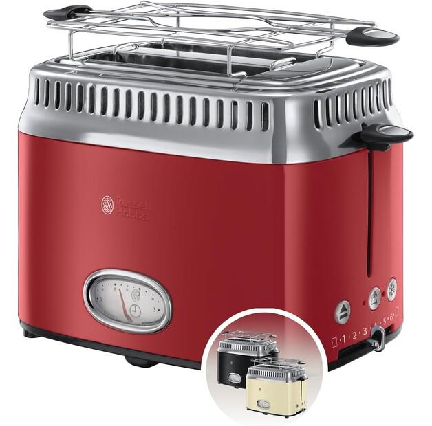 Toaster Russell Hobbs Retro Ribbon Red (21680-56)