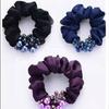 Korean Style Hair Tie for Women - Elegant Ponytail & Bun Accessory with Floral Ornament