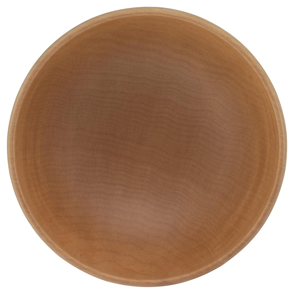 Yamanaka Lacquerware Shirasagi Mokko Soup Shirasagi Bowl Maple Made in Beige Bowl, M, Approx. 11cm, Wood, Natural, Japan,