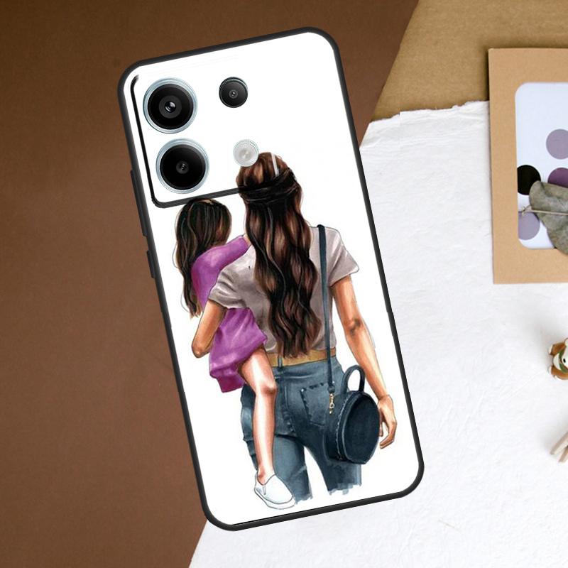 Mutter und Tochter Hülle Für Redmi Note 13 Pro Plus 9 10 11 12 Pro 9S 10S 11S 12S Hülle Für Redmi 12 C 10C 13C