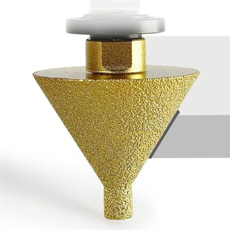 ABBY-Grinding Stone Chamfering Bits Grinding Stone Chamfering Bits For Angle Grinders Countersink Drill Bit 50Mm