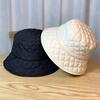 Down Cotton Filling Bucket Hat Windproof Wide Brim Hat Portable Fisherman Cap  Outdoor Cold Weather