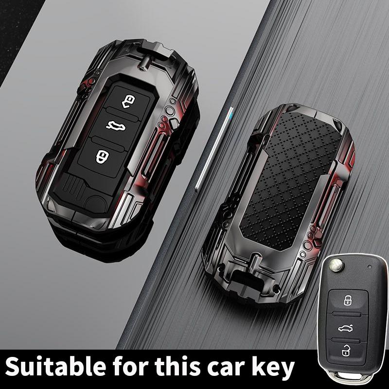 Zinc Alloy Car Key Case Cover for VW Volkswagen Polo Tiguan Passat B5 B6 B7 Golf 4 5 6 MK6 Jetta Lavida for Skoda Octavia