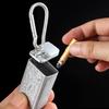 Portable Mini Ashtray with Lid Keychain Pocket Travel Ashtray Cigarette Metal Bottle Storage Package