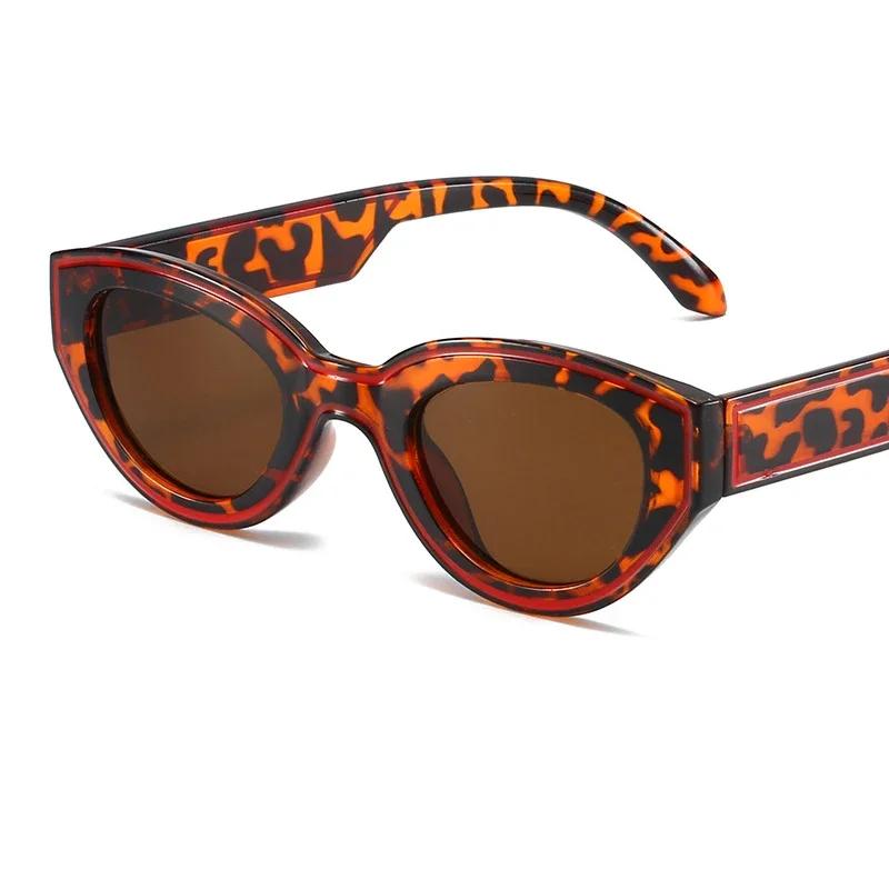 Retro Cat Eye Women Sunglasses Designer Trendy UV400 Protection Summer Driving Travel Eyewear Gafas De Sol Mujer