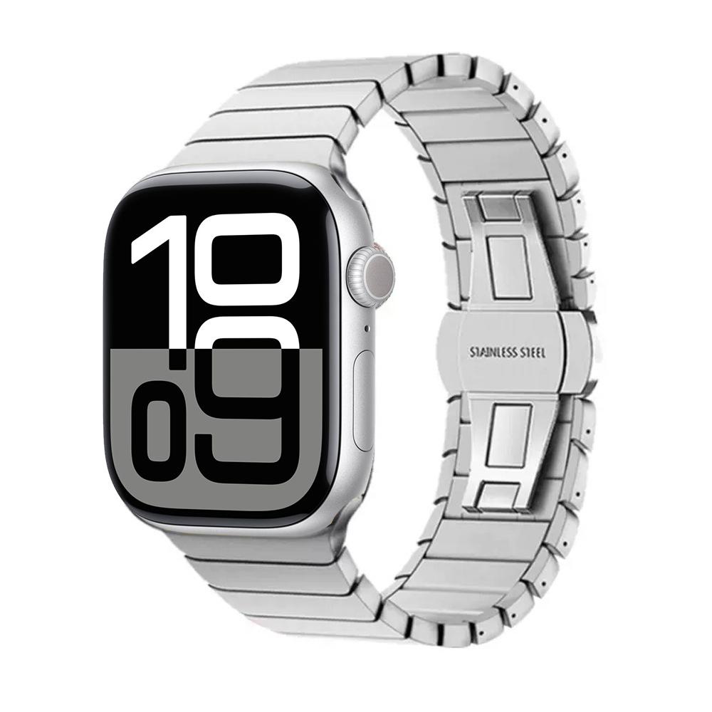 Metal Band For Apple Watch 46mm Strap Stainless Steel Watchband For Iwatch Series 11 10 Ultra 49mm 42/44/45/40mm Business 2028