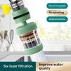 Water Faucet Filter Household Kitchen Home Faucet Mini Tap Water Clean Purifier Filter Filtration Cartridge Carbon Filter