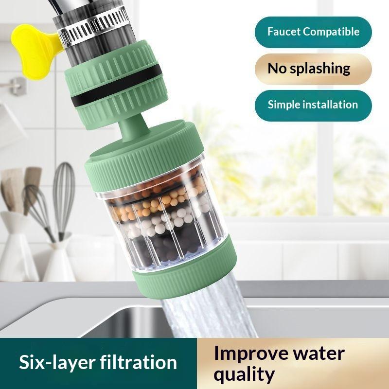 Water Faucet Filter Household Kitchen Home Faucet Mini Tap Water Clean Purifier Filter Filtration Cartridge Carbon Filter