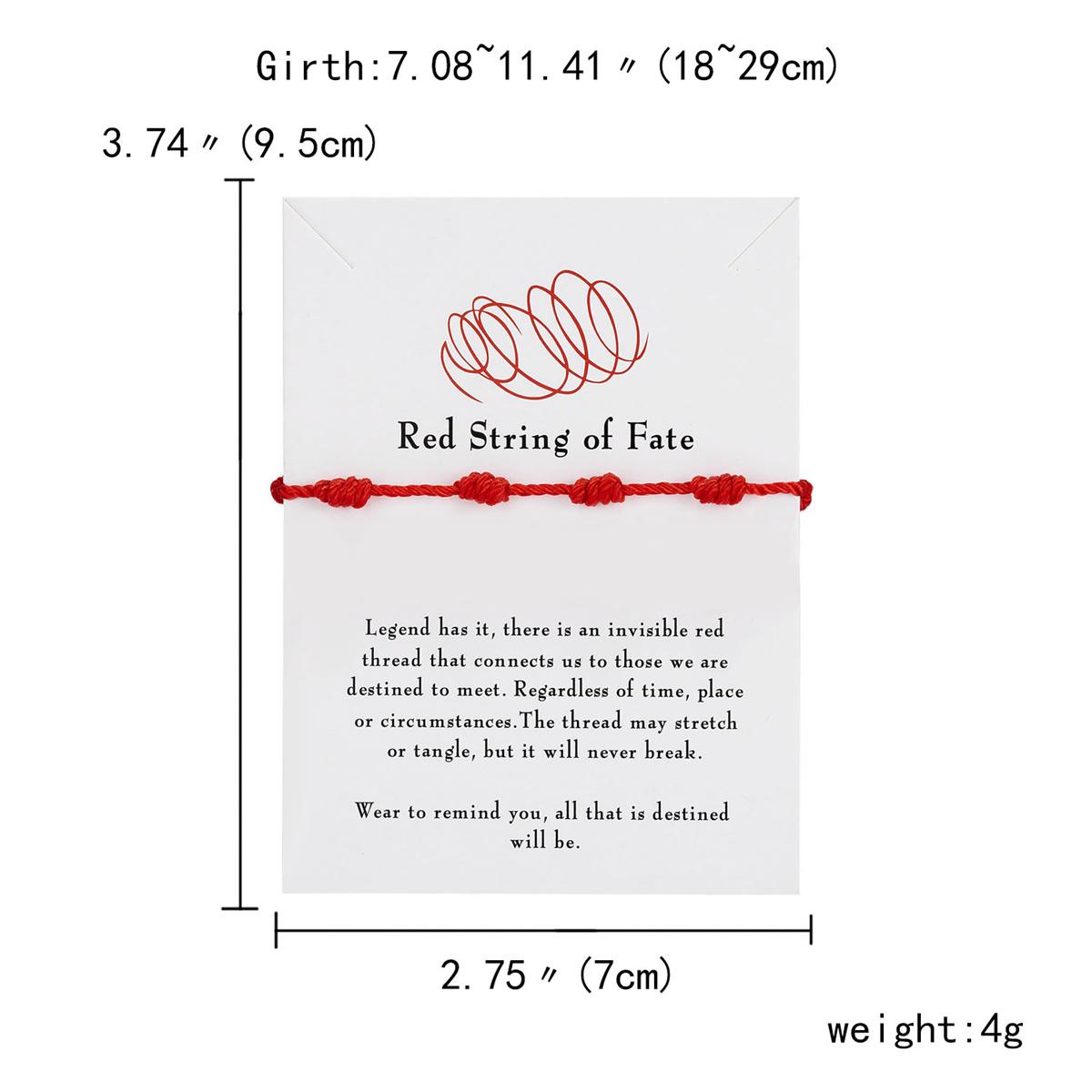 

7 Knots Red Black String Bracelets For Women Men Lucky Amulet Heart Handmade Rope Bracelets Friendship Couple Wristband Jewelry