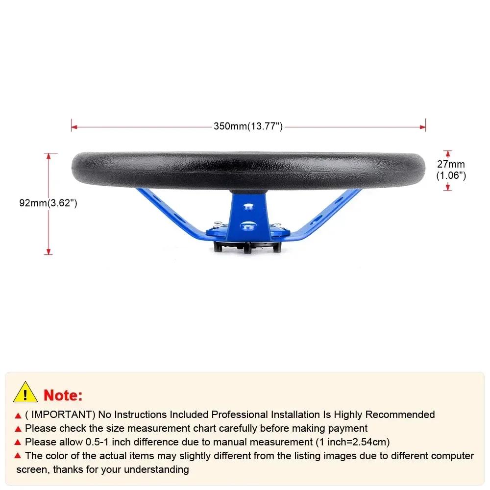 New Auto Sport Drifting Steering Wheels Universal Racing PU Leather Steering Wheel 14inch Aluminum Alloy