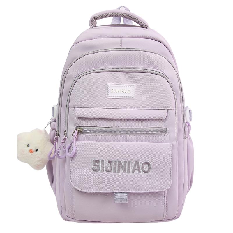 Student Letter Schoolbag Girls Large Capacity Backpack