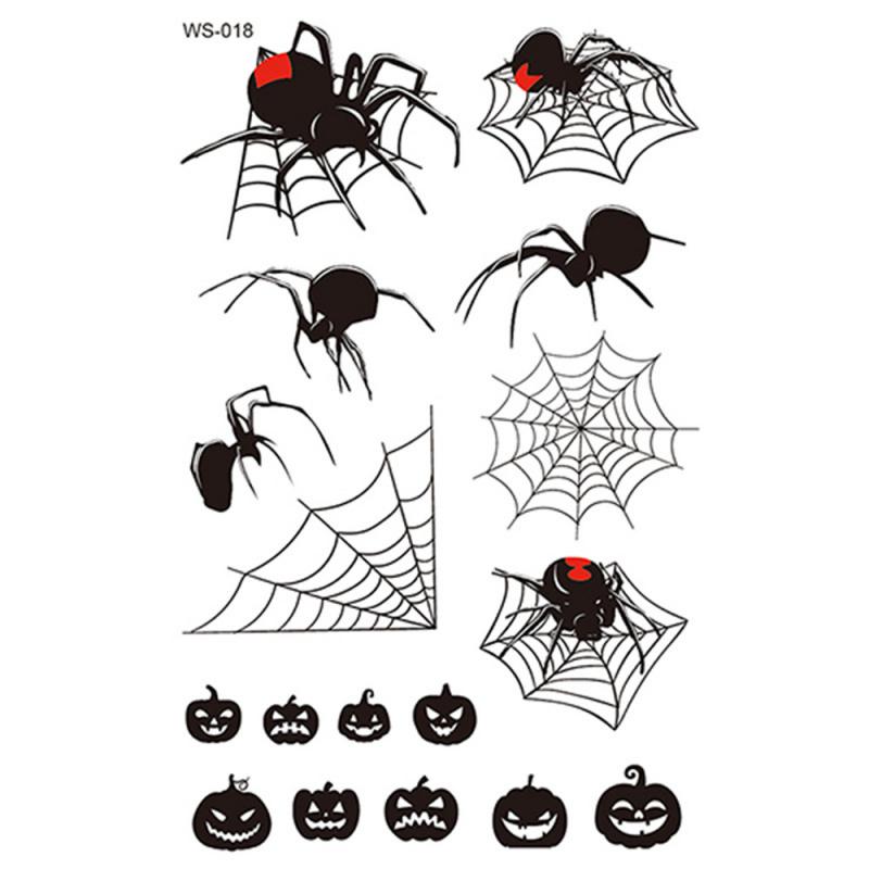 Halloween Realistic Terror Wounds Tattoos Waterproof Tattoo Sticker With Fake Scab Blood Special Costume Small Neck Fake Tatoo