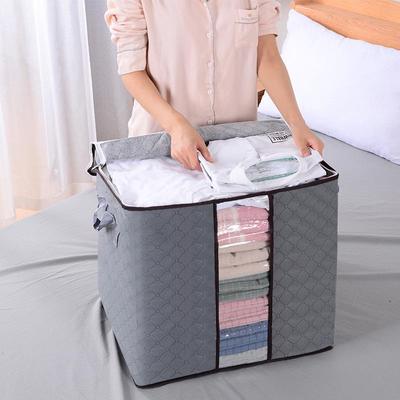 Fabric Dustproof Transparent Storage Box for Clothes & Quilts