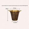 Japanese Handmade Brass Insulated Ice Bucket