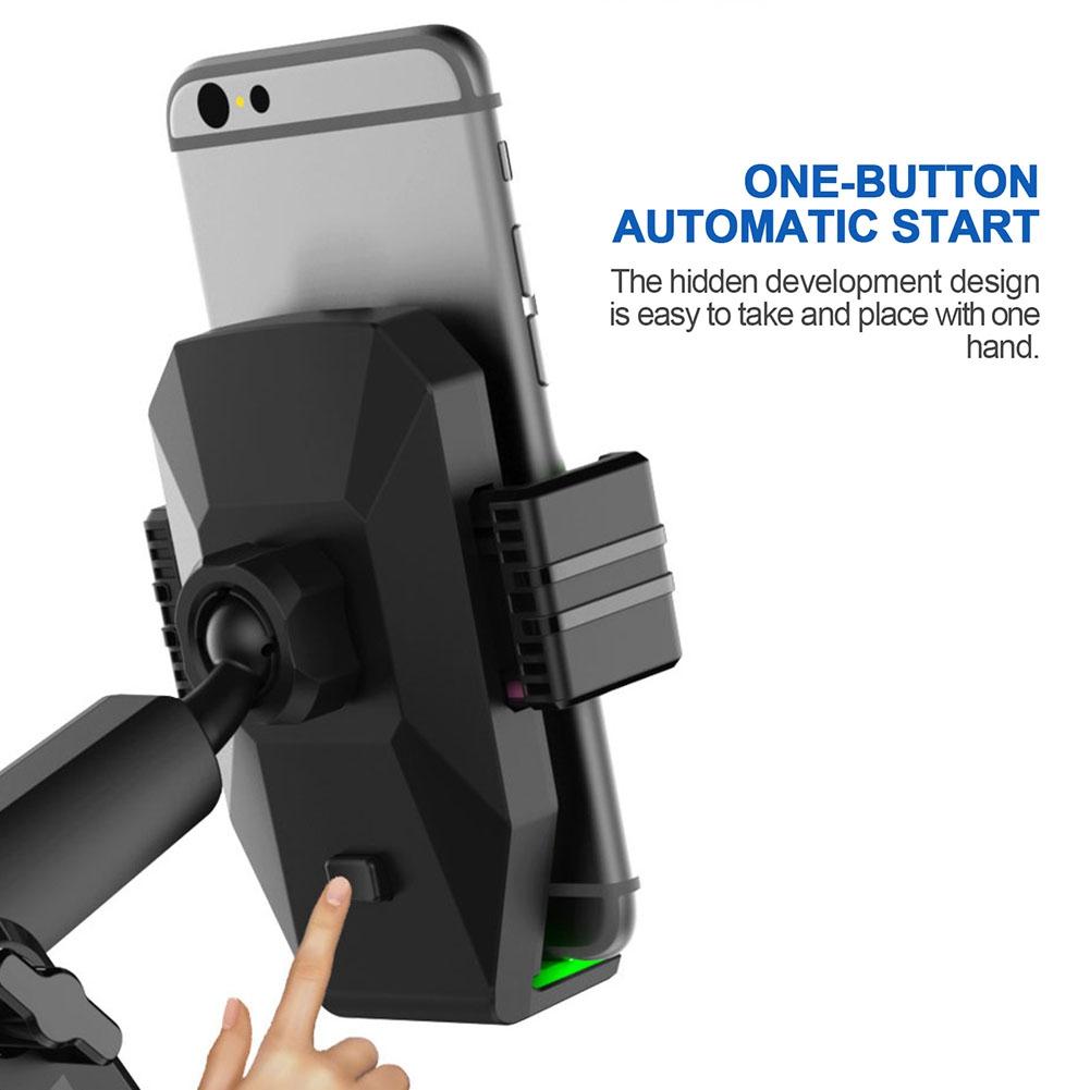 Dashboard GPS Phone Car Mount Adjustable Arm Universal Windshield Phone Holder for 4-7.2 Inches Smartphones