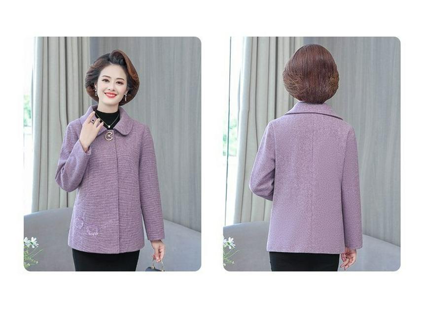 Spring & Autumn Outerwear for Middle-aged Women: Refined 2025 Style for 60-Year-Old Ladies.