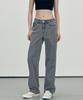 MALOUPE 9107 Summer Wide Denim Pants (Gray)