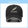 Lettter Embroidered Freedom Duckbill Hat Baseball Caps Uv Protective Outdoor