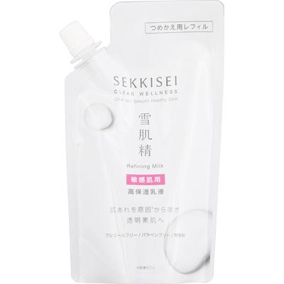 Sukkabei Clear Wellness SESSHOKISEI CLEAR WELLNESS Refining Milk SSR 120ml Loção leitosa Seikohada Sei Use após tonificar a pele com loção. Aplicativo
