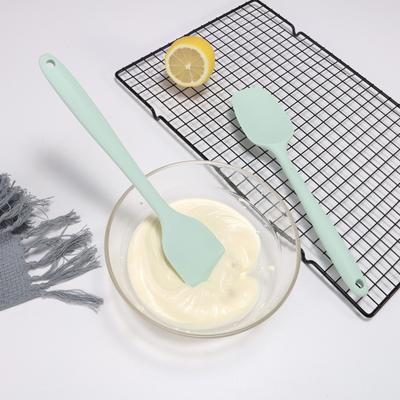 Set di 4 Spatole in Silicone per Alimenti Manico Ergonomico Spatole Resistenti alle Alte Temperature Utensili da Cucina per Cucinare, Infornare, Mescolare, Raschiare, Servire