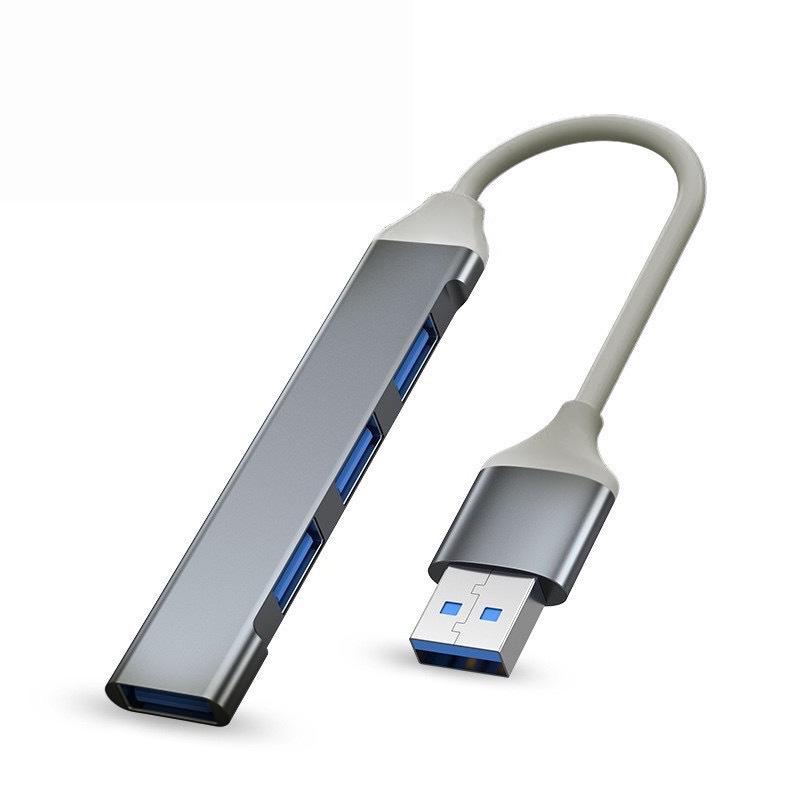 USB 3.0 Mini Aluminum Type-C 4-Port Hub Docking Station