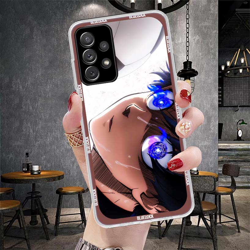 Anime Blue Lock Phone Case For Samsung Galaxy A12 A22 A32 A52 A72 A02S A51 A50S A71 A70 A31 A20S Note 20 Ultra S10 A10S Galaxy A