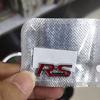 RS metalen auto logo, sportieve modificatie logo, achterkant zijlogo, kofferbak gepersonaliseerde decoratieve sticker, stuurwiel decoratieve sticker.