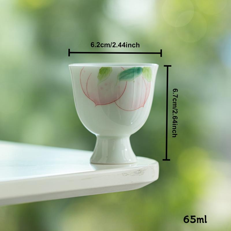 Hand-painted Tea Cup Japanese Ceramic Teacup Master Cup Small Tasting Personal Tea Mug Chinese Gongfu Kung Fu Household Teaware