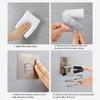 Wall Mounted Spiral Rack Organizer Hair Straightener Dryer Holder Storage Rack For Bathroom Organizer Storage Box Shelf