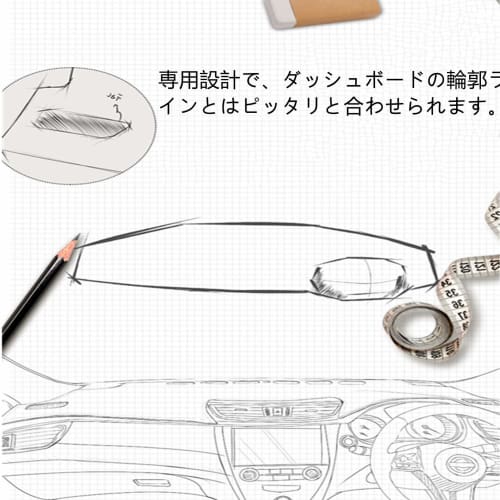 Lacaca Nissan Note E13 Series Dashboard Mat Dash Mat Dashboard Cover High Quality Flannel Material Car Supplies Easy Installation