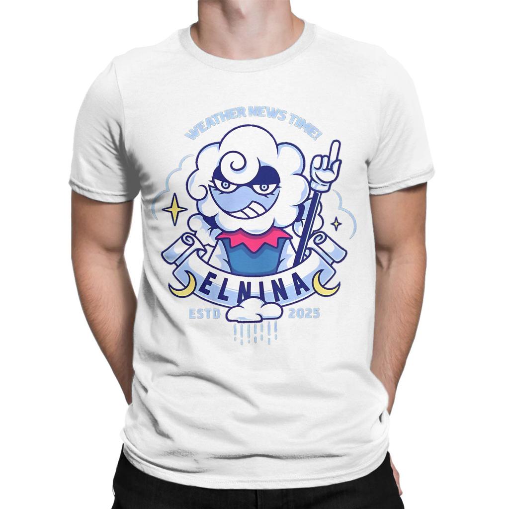 Elnina Deltarune Cotton TShirt For Men Summer Vintage TShirts O Neck Harajuku Tee Shirt Plus Size Hot Sale Clothes