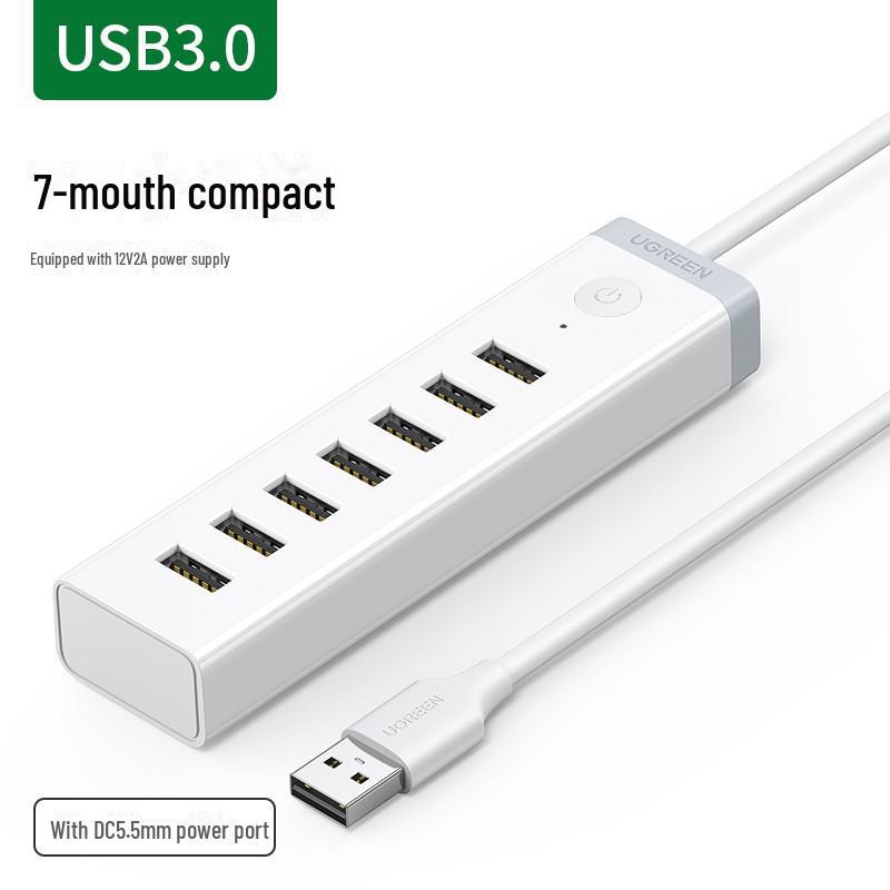 Greenlink USB 3.0 7/10-Port High-Speed Hub for Laptops