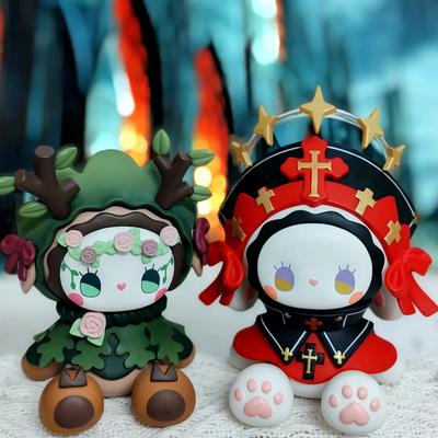 Original Lucky Emma Secret Forest Blizzard Mountain Villa Series Blind Box Anime Figure Desktop Decoration Christmas Gift Kawaii Random Trendy Mystery