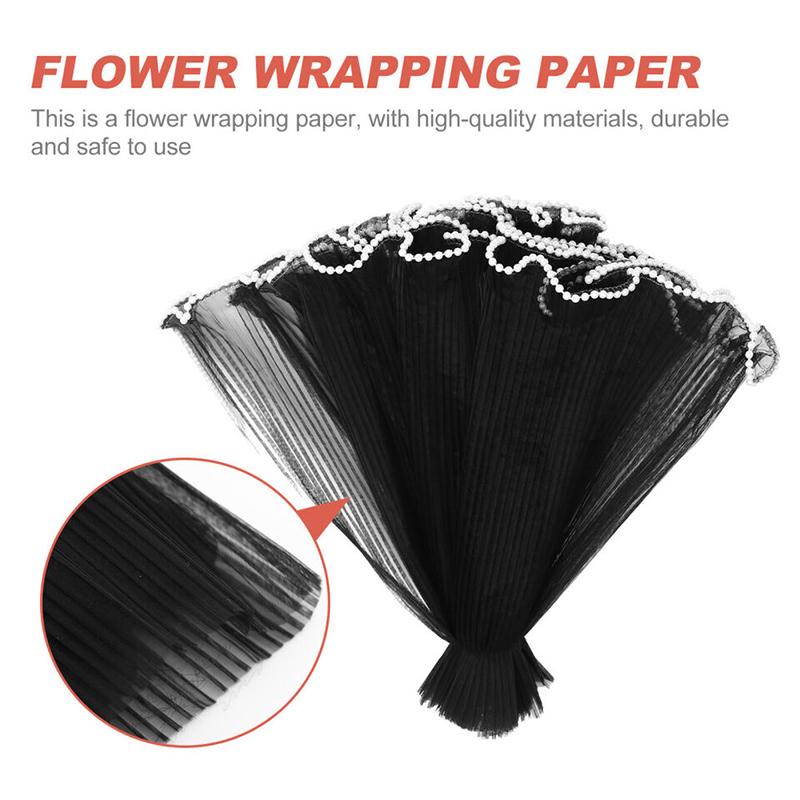 3 Styles Wrapping Paper Flower Arrangement Net Bouquet Packaging Bag