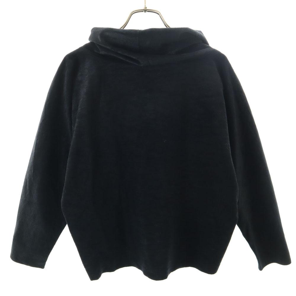 Y's Années 80 Fabriqué au Japon Vintage Col roulé Manches longues Coupe noire Femme Occasion