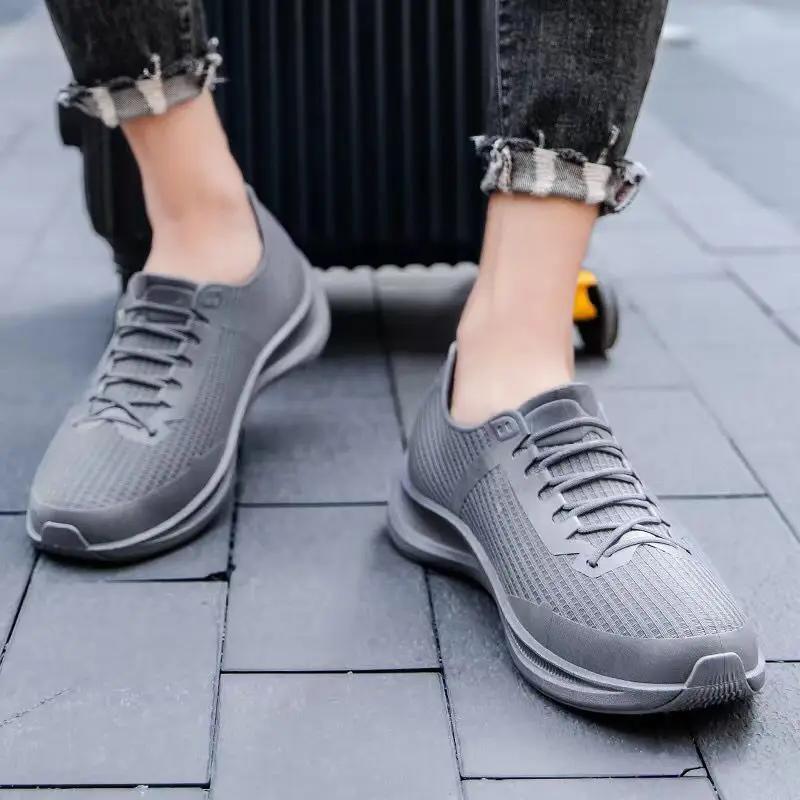 Wear-resistant Rain Boots for Men Loafers Non-slip Man Shoes Low-heel New Cheap Wellies Without Lacing Fashion Pvc Waterproof