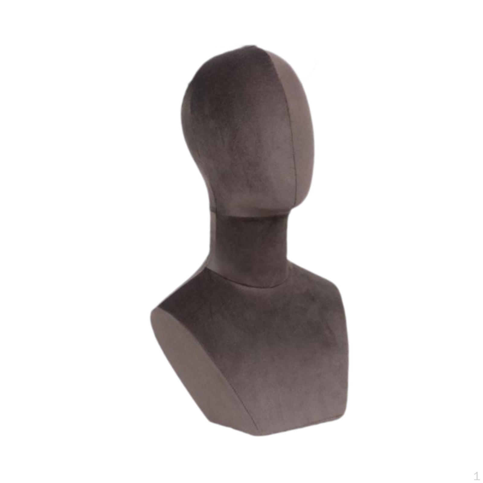 

Демонстрационная стойка для манекен-головы, держателя парика, шляп и аксессуаров коричневый