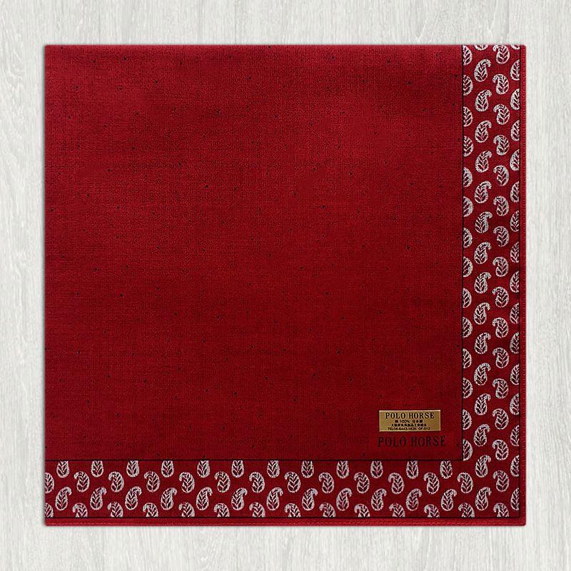 

Сделанный в Японии хлопковый влагопоглощающий костюмный платок-паше Wine red style