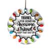 Friendship Lasting Pendant, Christmas Charm, Acrylic Pendant 2D