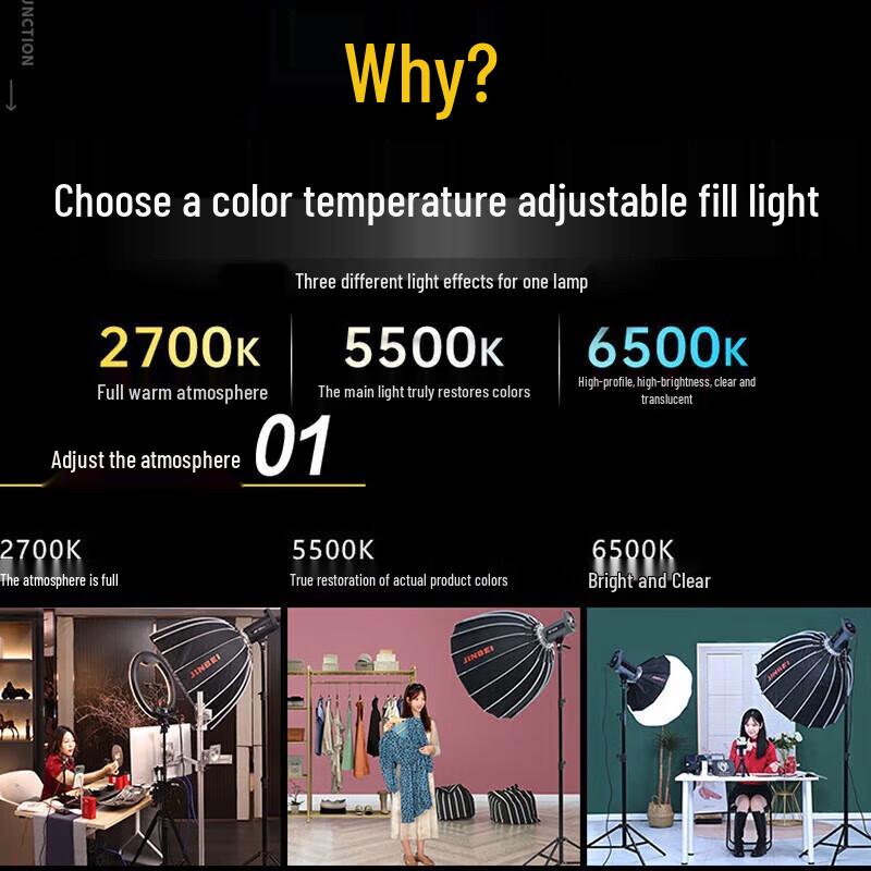 

Jinbei JL-160BI 160W Bi-Color LED Video Light