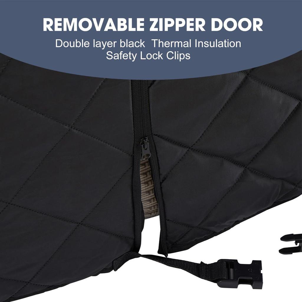 Pokrywa do jacuzzi Izolowana Nadmuchiwana Okrągła Pokrywa Wodoodporny Zimowy Ochraniacz na Basen do Utrzymania Ciepła Ochrona przed Słońcem Spa