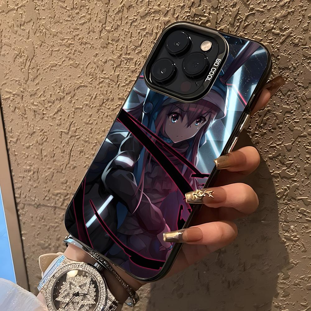 Arknights Anime Game Phone Case For 17 Air IPhone 16 Pro Max 15 14 Plus 12 13 X XS Max 11 Colorful Silver Cover